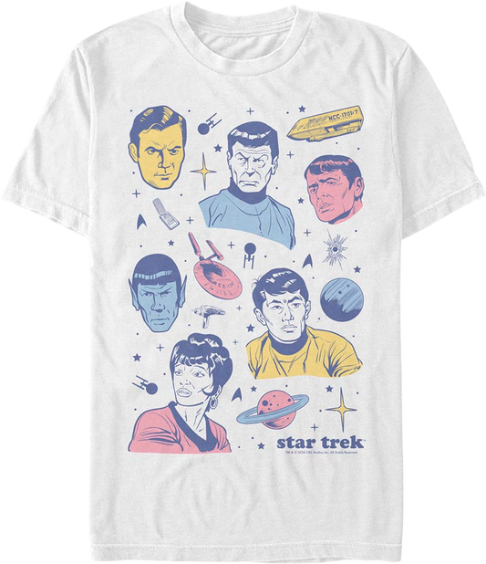 Enterprise Crew Collage Star Trek T-Shirt
