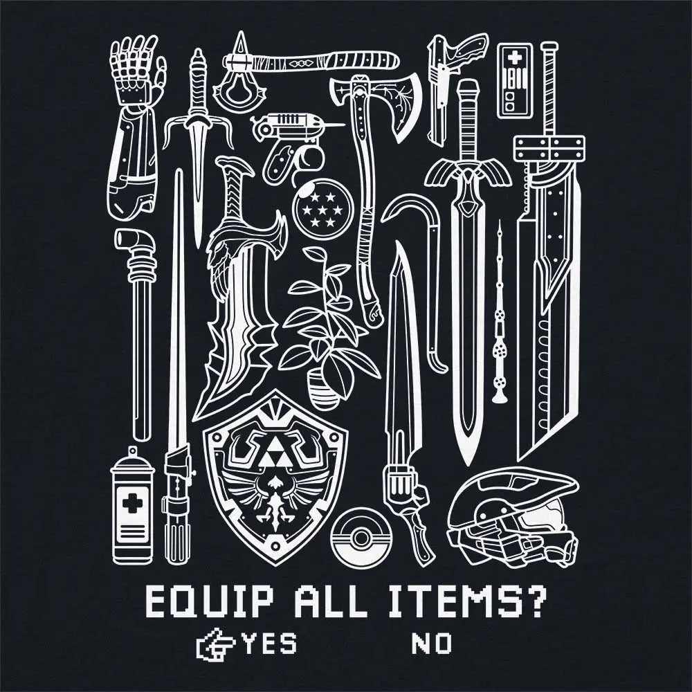 Equip All Items T-Shirt