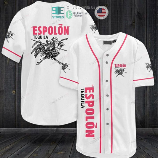 BEST Espolon Tequila white Baseball Jersey