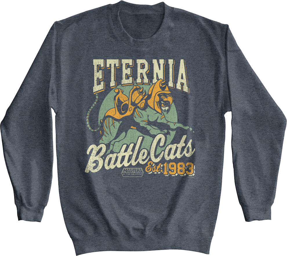 Eternia Battle Cats Masters of the Universe Sweatshirt