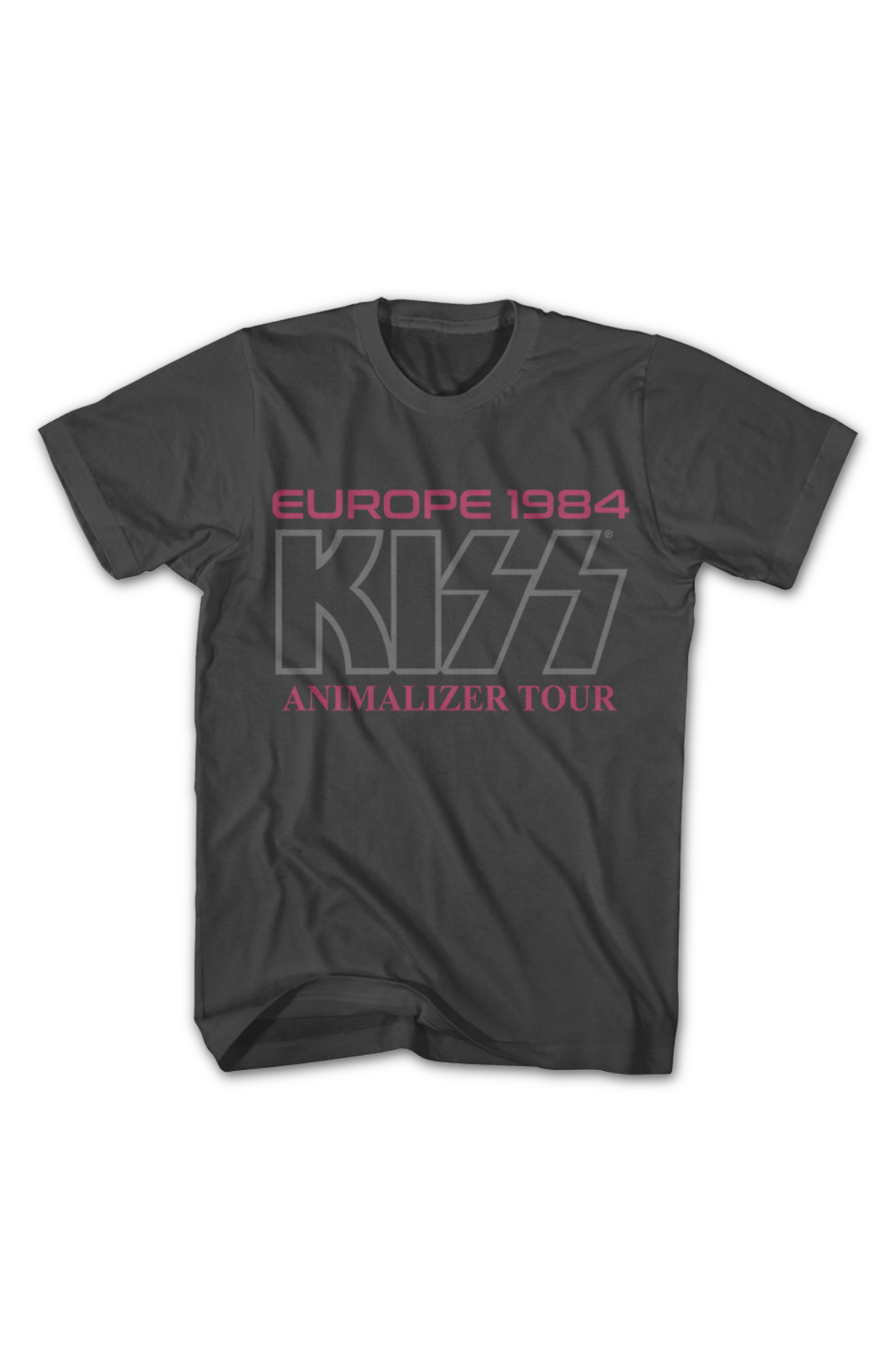 Front & Back Europe 1984 Animalizer Tour KISS T-Shirt