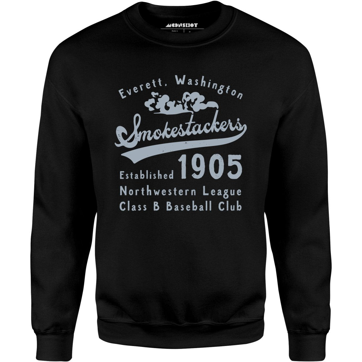 Everett Smokestackers - Washington - Vintage Defunct Baseball Teams - Unisex Sweatshirt