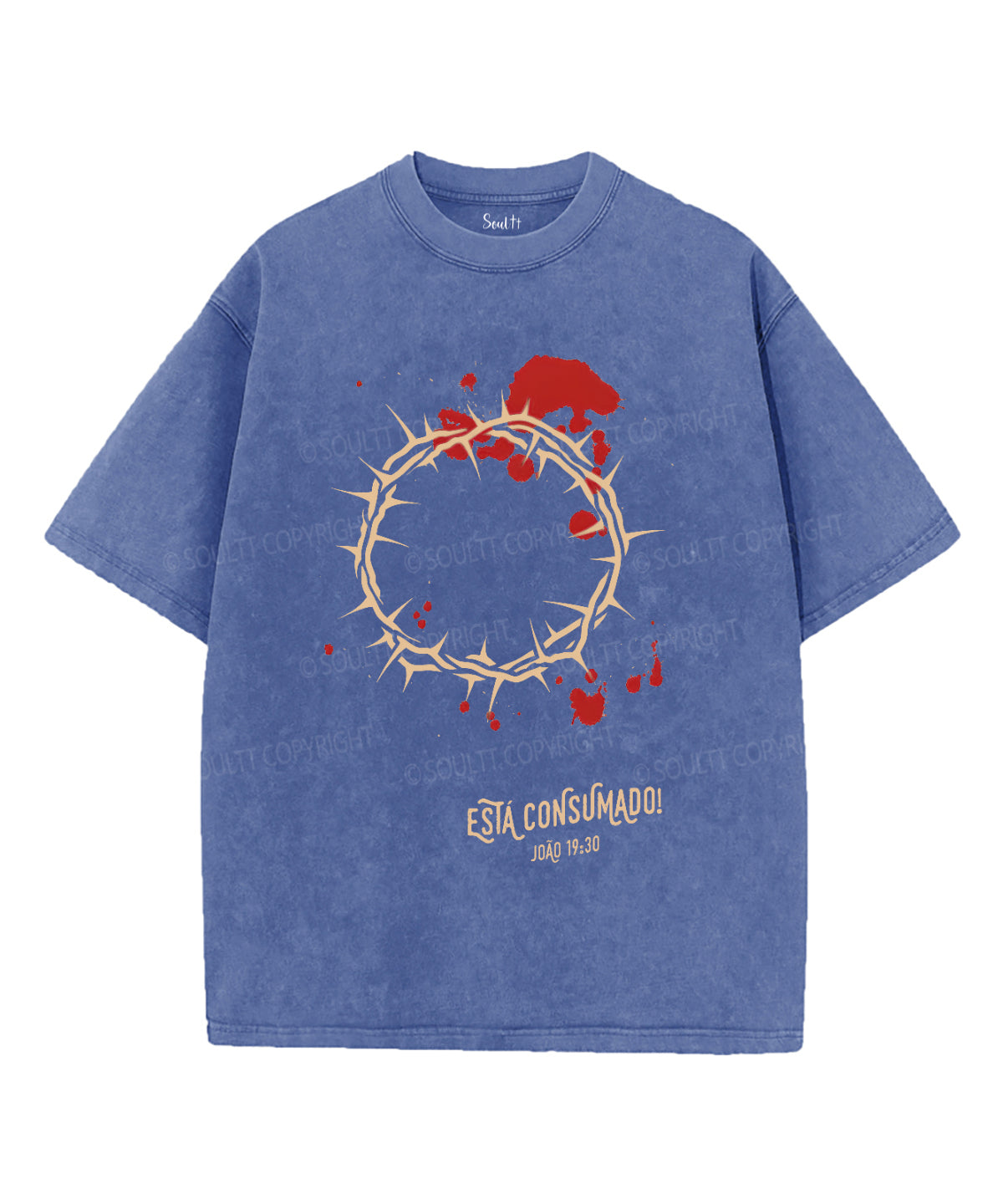 EstÃ¡ Consumado Unisex Washed Christian T-shirt