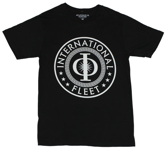 Ender's Game Mens T-Shirt - International Fleet Circle Logo