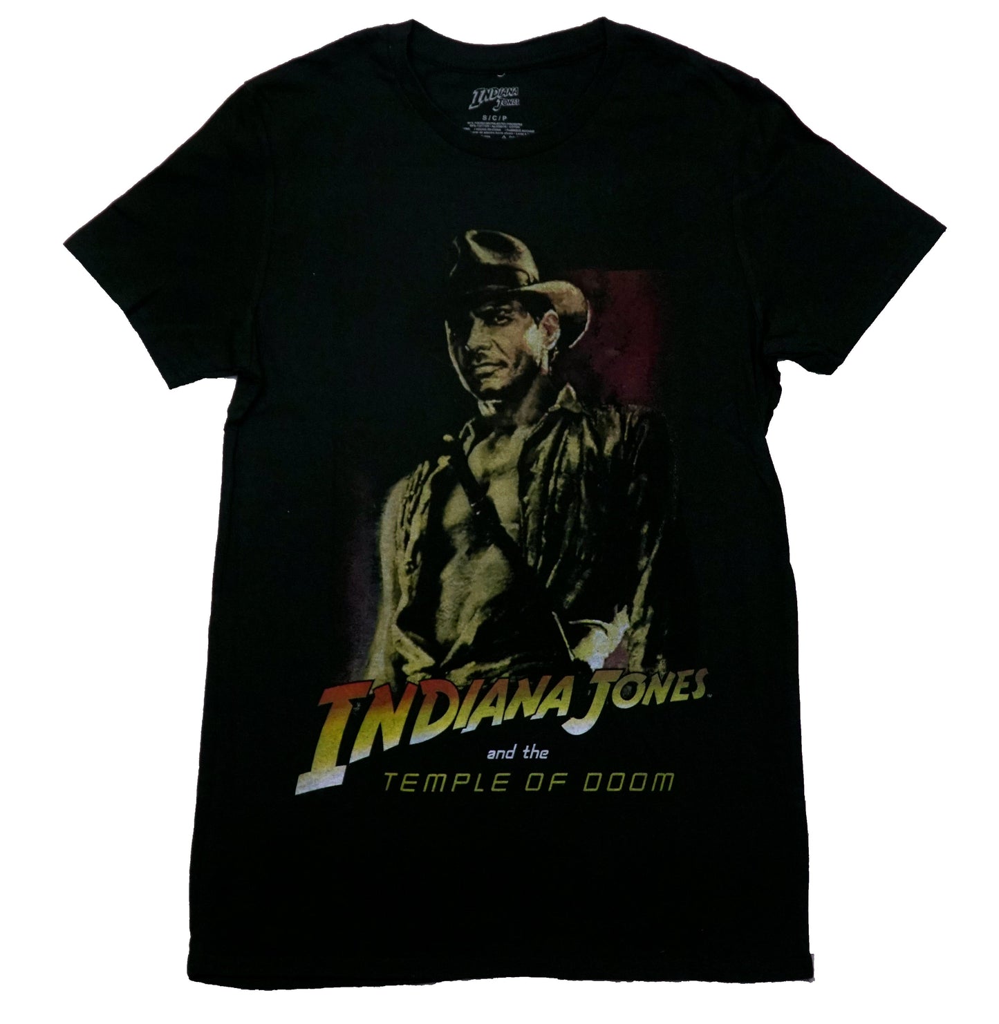 Indiana Jones and the Temple of Doom Mens T-Shirt - Dark Poster Image