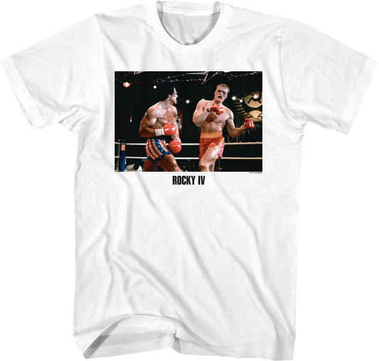 Fighting Drago Photo Rocky IV T-Shirt