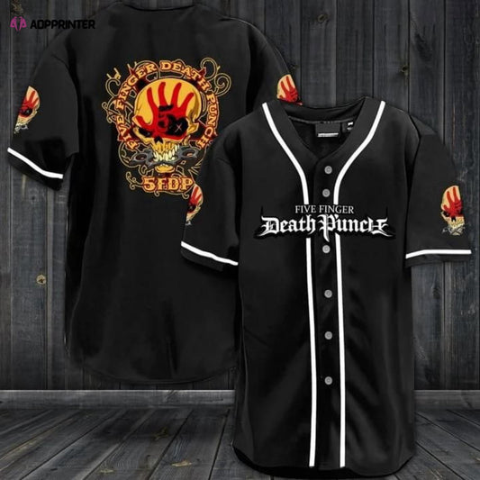 Five Finger Death Punch 634 Baseball Jersey: Rock Your Style with Quality & Comfort - Aopprinter