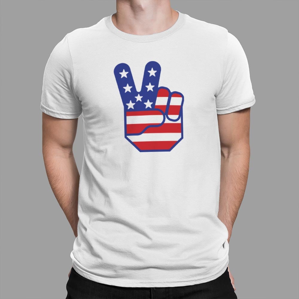 Flag Peace Sign