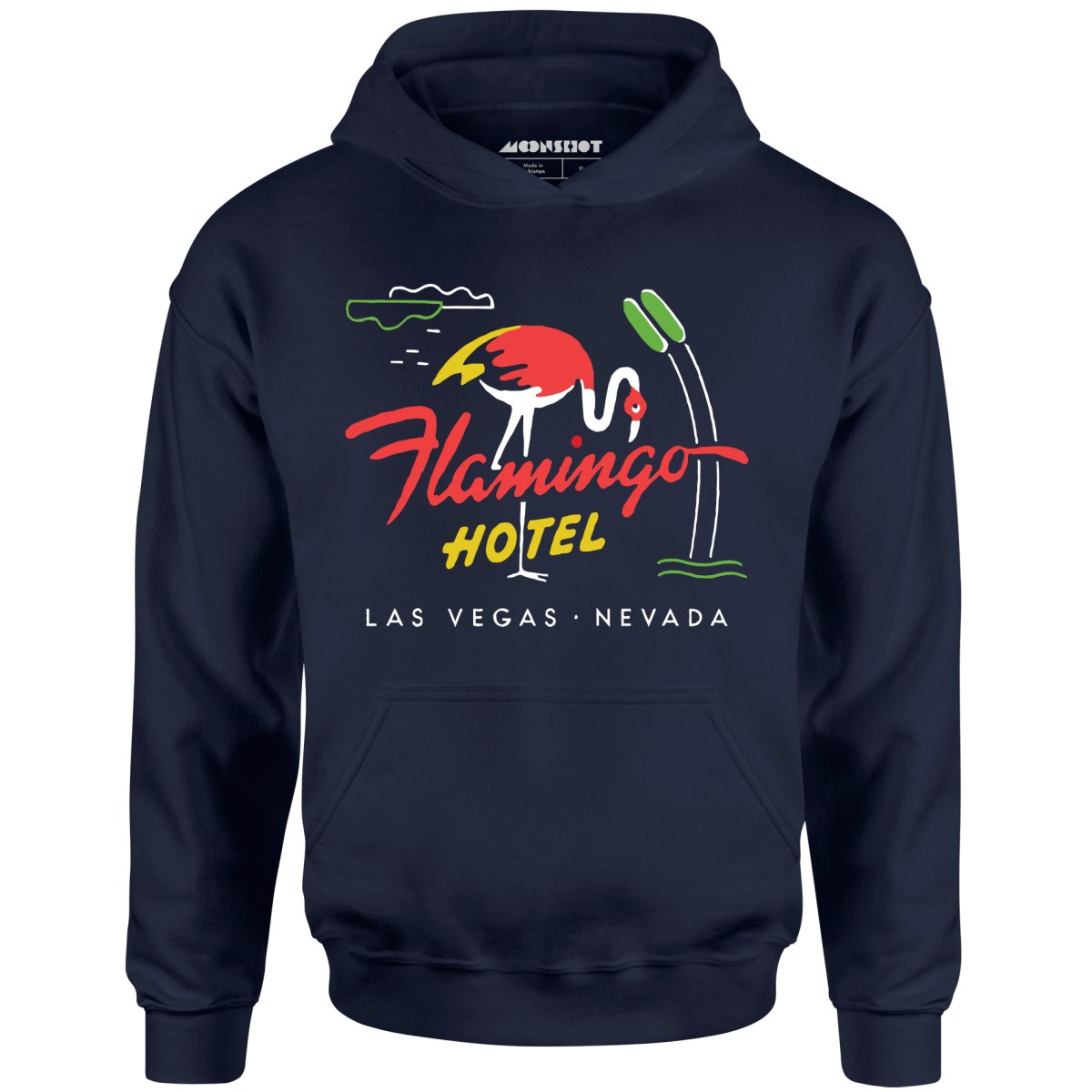 Flamingo Hotel v3 - Vintage Las Vegas - Unisex Hoodie