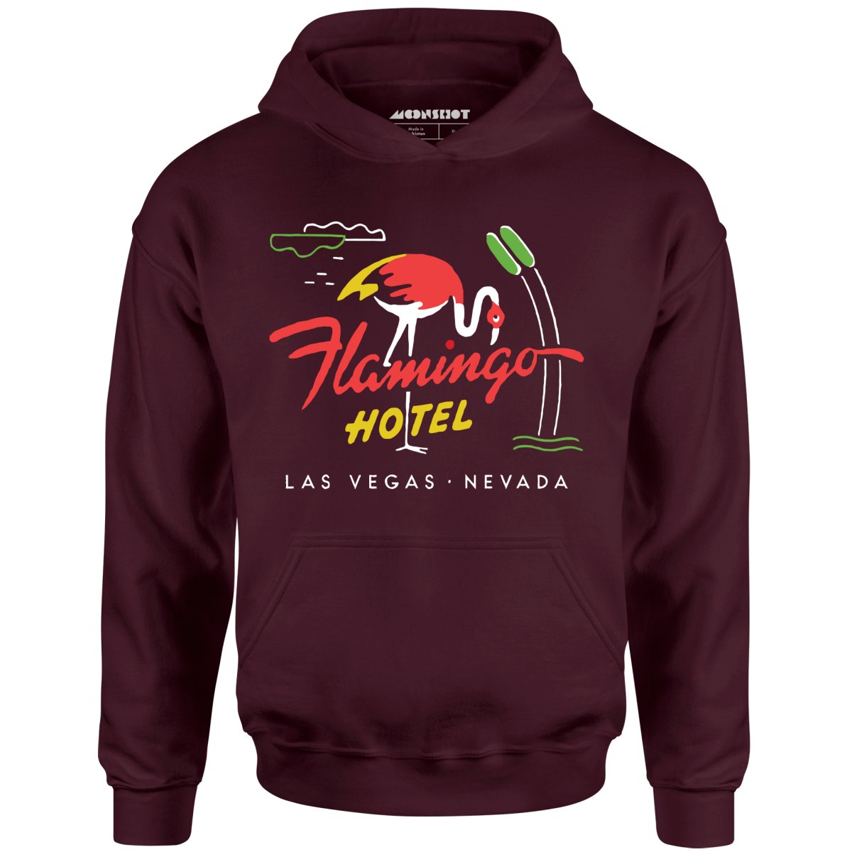 Flamingo Hotel v3 - Vintage Las Vegas - Unisex Hoodie