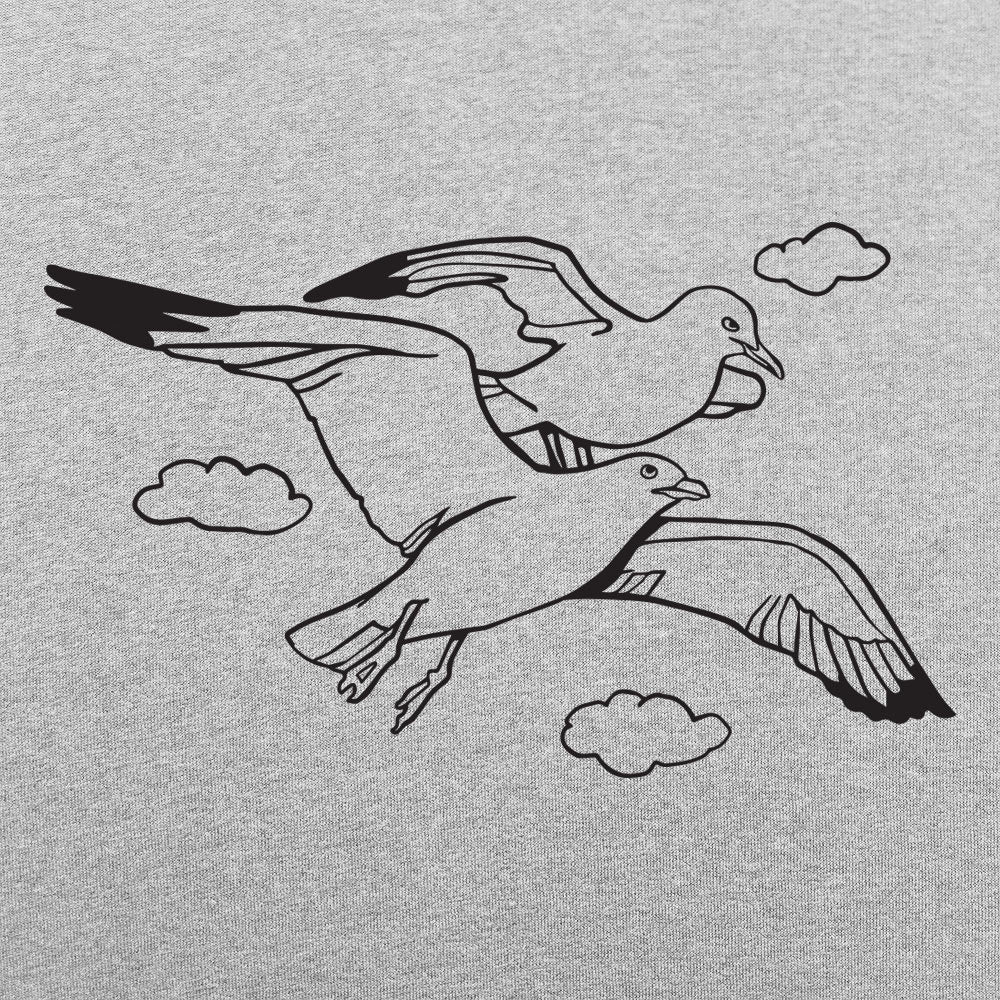 Flying Gulls