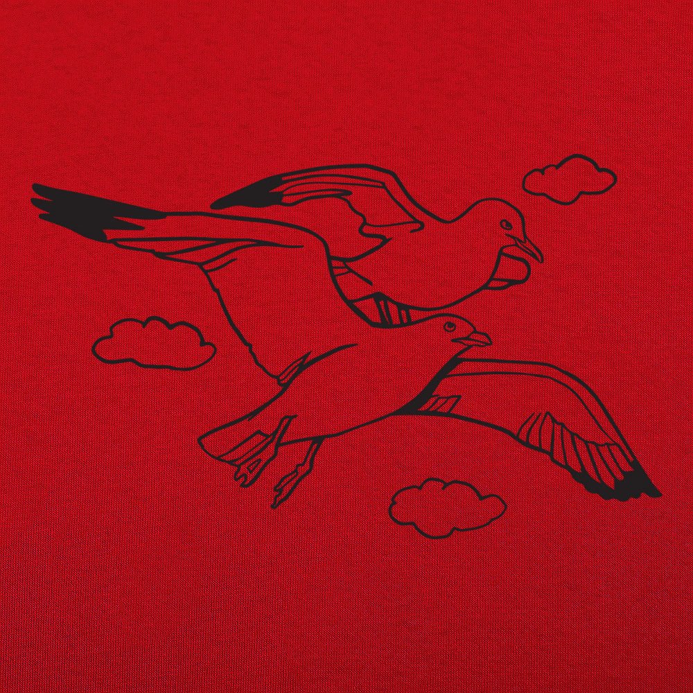 Flying Gulls