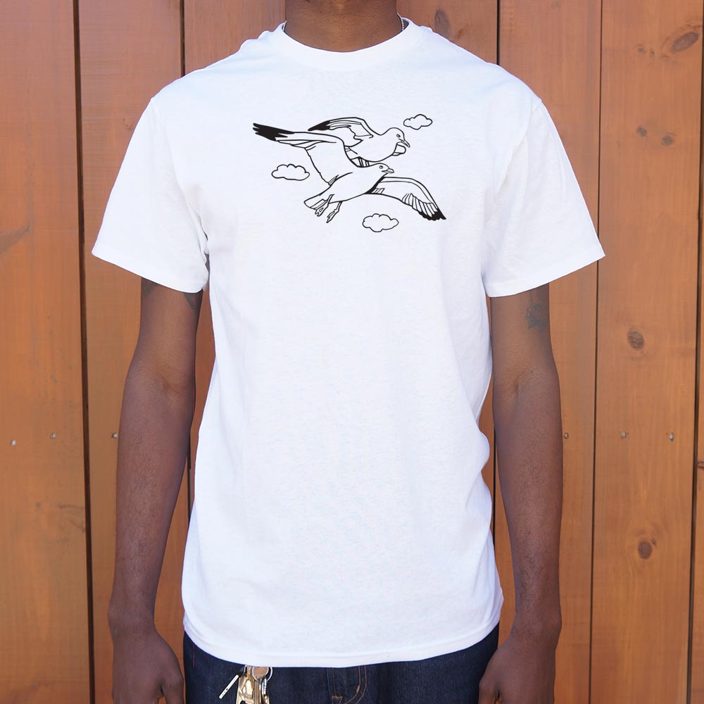 Flying Gulls