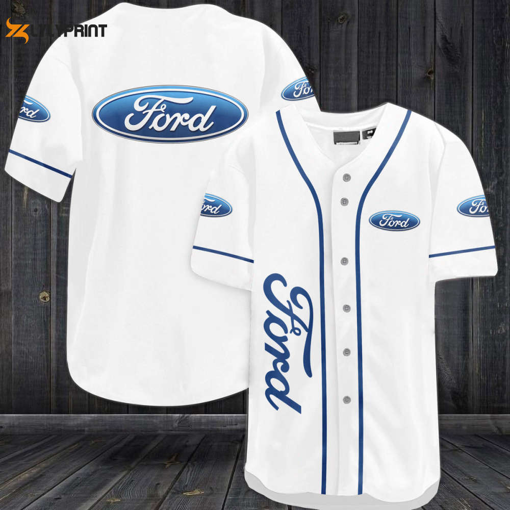 Ford Baseball Jersey - Perfect Unisex Gift for Men and Women Official Ford Merchandise - lylyprint.com