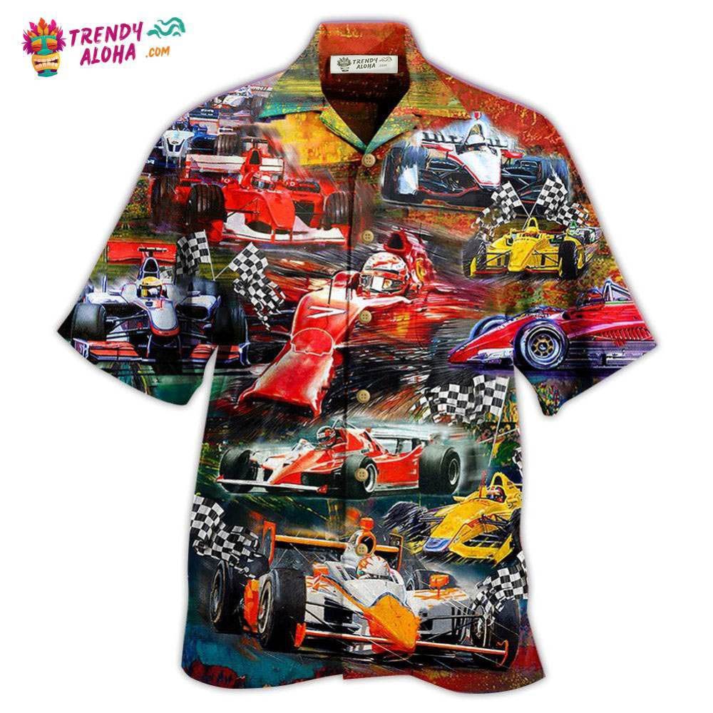 Formula One Car Racing Life Is Better At The Race Hawaiian Shirt - Trendy Aloha