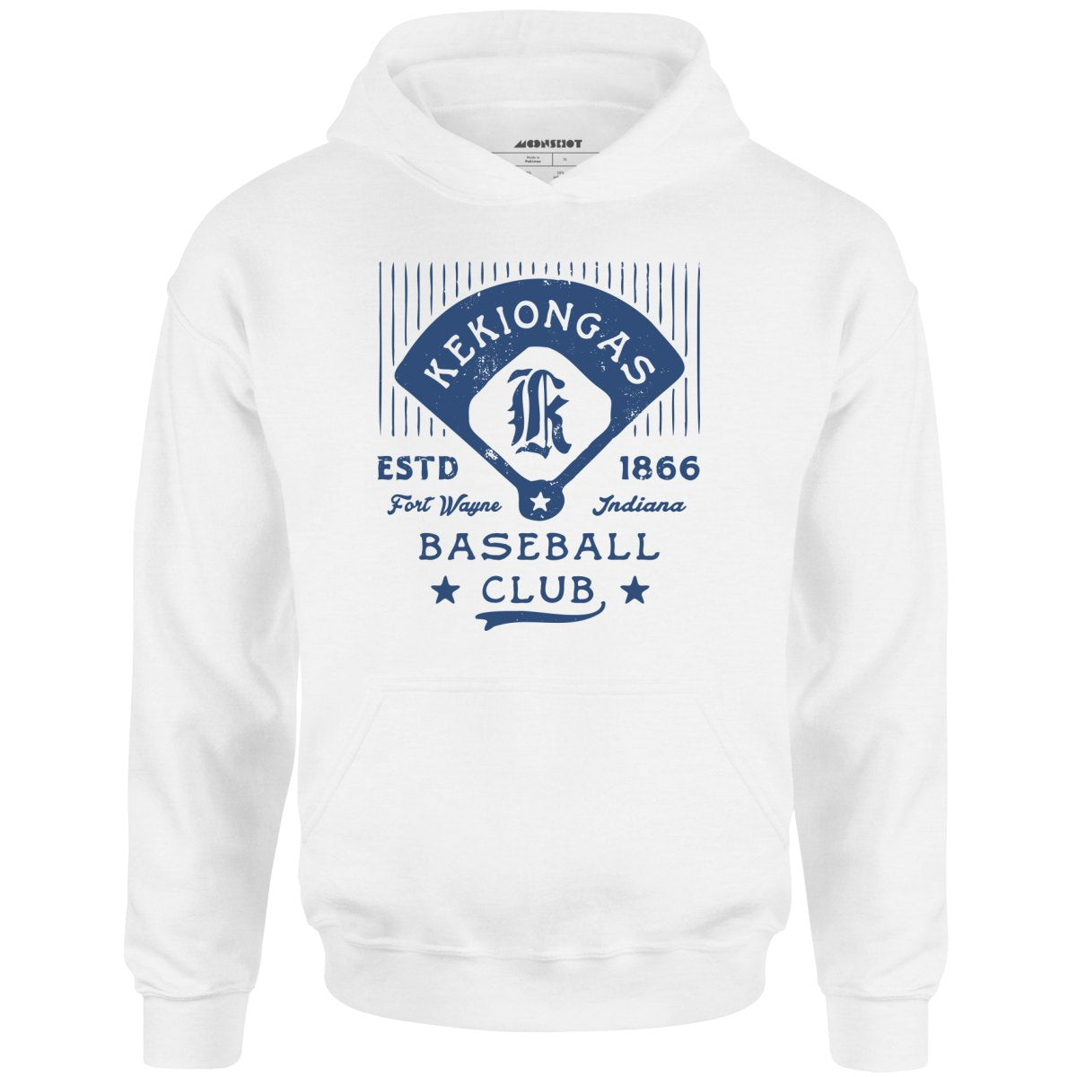 Fort Wayne Kekiongas - Indiana - Vintage Defunct Baseball Teams - Unisex Hoodie