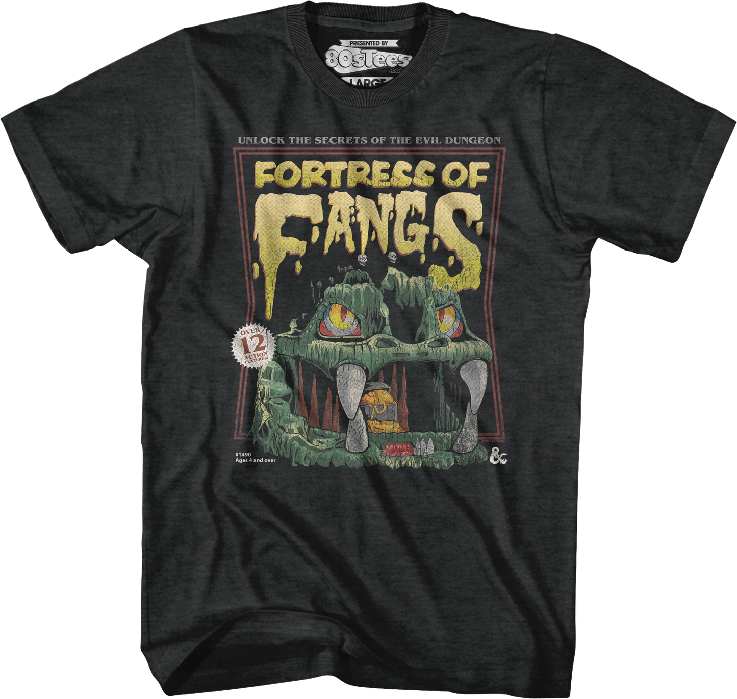 Fortress Of Fangs Poster Dungeons & Dragons T-Shirt