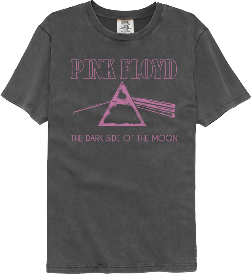 Front & Back 1973 Tour Pink Floyd Comfort Colors Brand T-Shirt