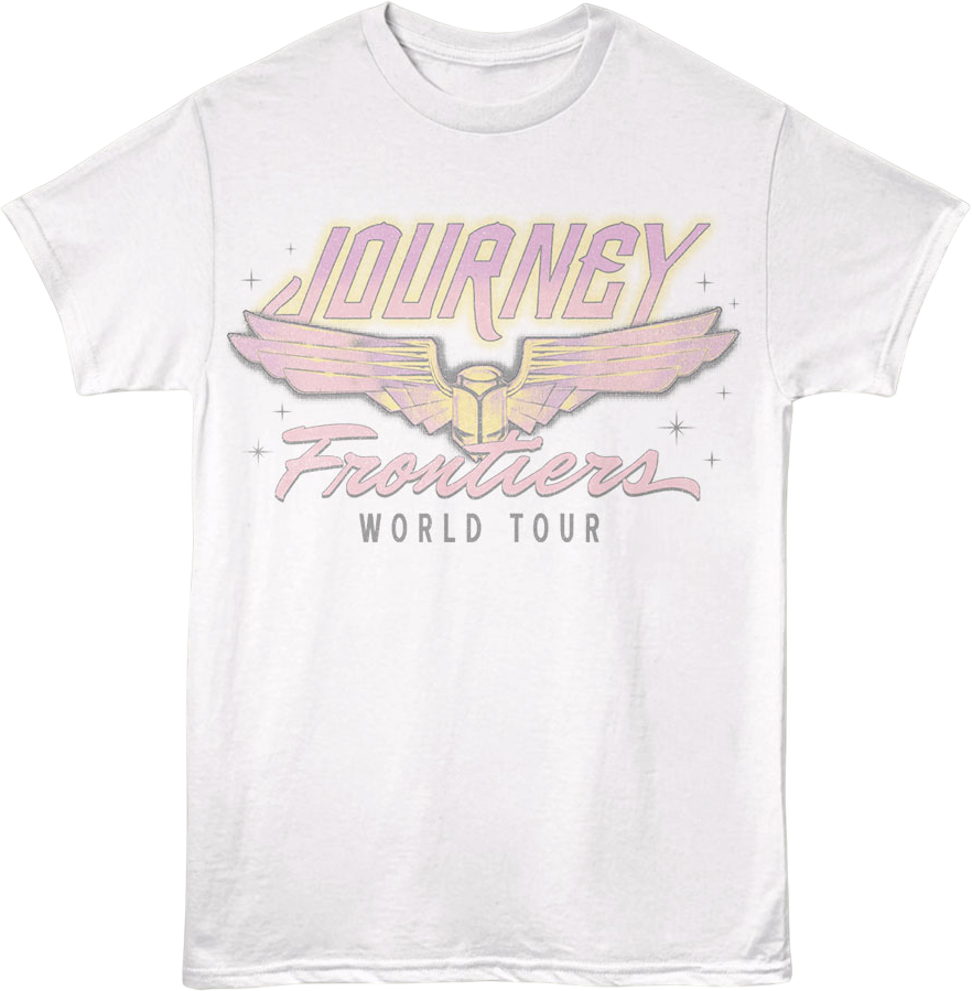 Front & Back Frontiers World Tour Journey T-Shirt