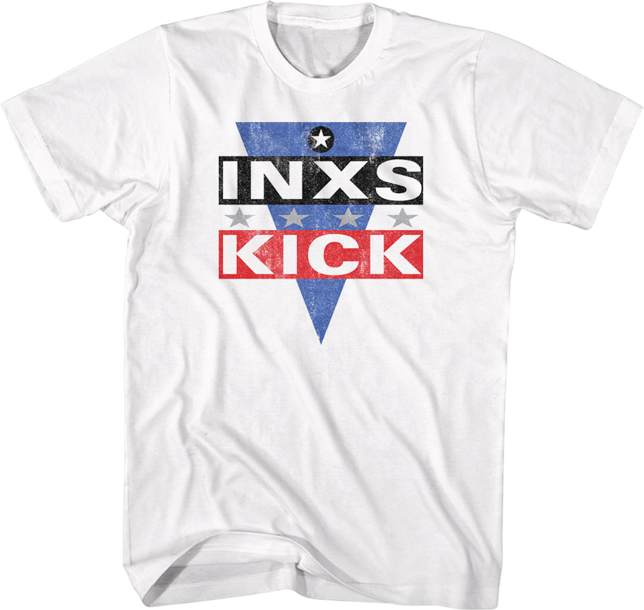 Front & Back Kick Off Tour INXS T-Shirt