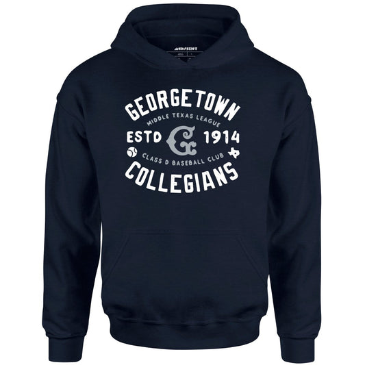 Georgetown Collegians - Texas - Vintage Defunct Baseball Teams - Unisex Hoodie