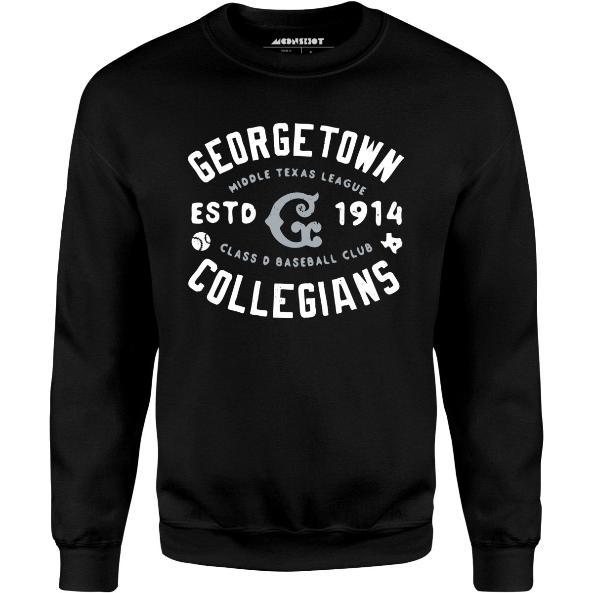 Georgetown Collegians - Texas - Vintage Defunct Baseball Teams - Unisex Sweatshirt