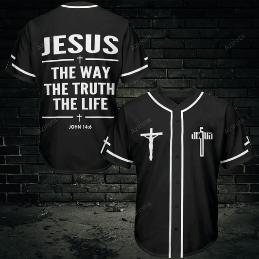 Jesus The Way The Truth The Life Baseball Jersey 421