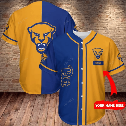 Pittsburgh Panthers Personalized Baseball Jersey 346
