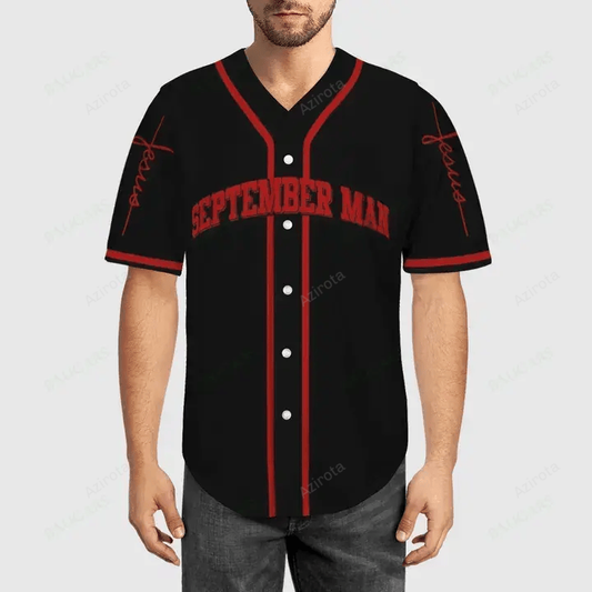 September Man A Warrior Of Christ Baseball Jersey 175