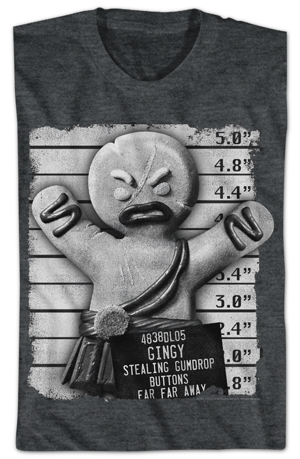 Gingerbread Mug Shot Shrek T-Shirt