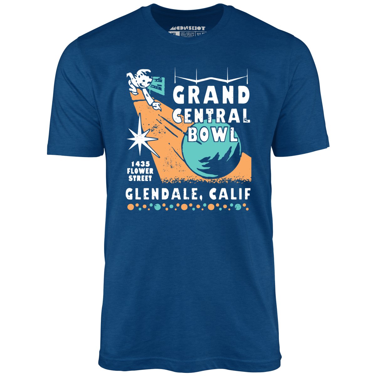 Grand Central Bowl - Glendale, CA - Vintage Bowling Alley - Unisex T-Shirt