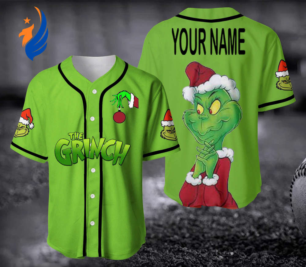Grinch Baseball Jersey - Bafud