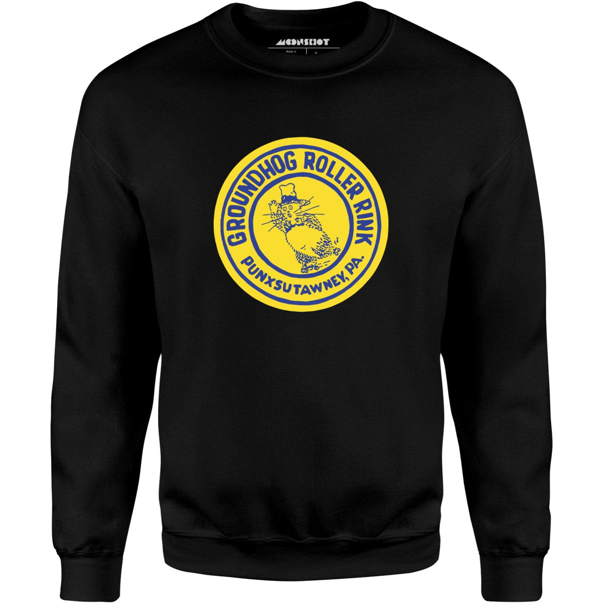 Groundhog Roller Rink - Punxsutawney, PA - Vintage Roller Rink - Unisex Sweatshirt
