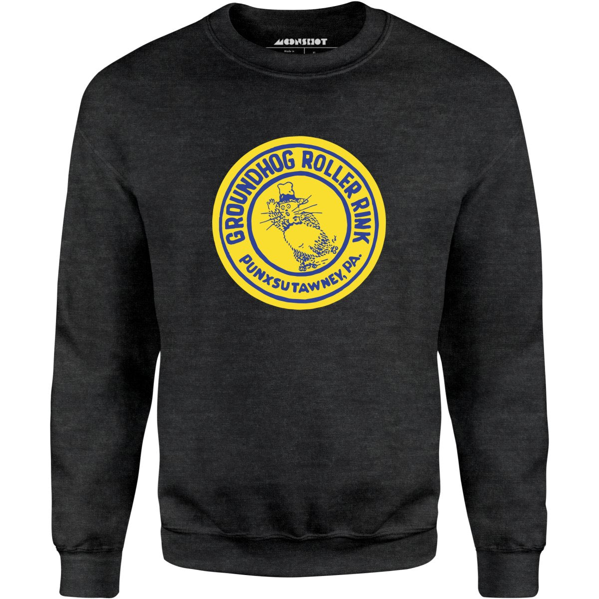Groundhog Roller Rink - Punxsutawney, PA - Vintage Roller Rink - Unisex Sweatshirt