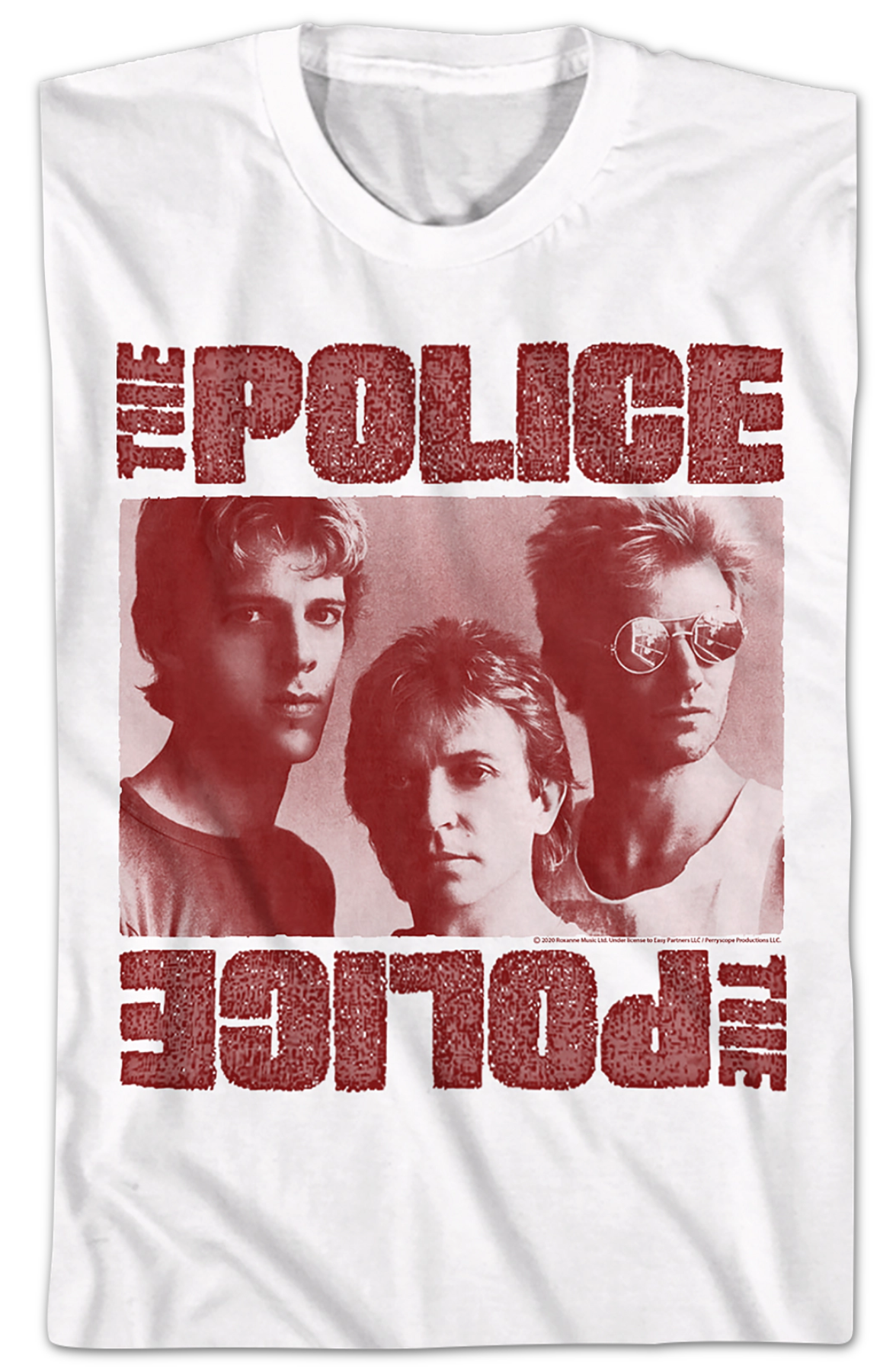 Group Photo The Police T-Shirt