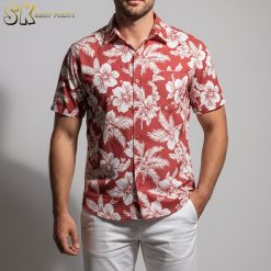 Tactical Hawaiian Shirt Operator Field Commuter Button-Up for Men - Breathable Outdoor Aloha Shirt