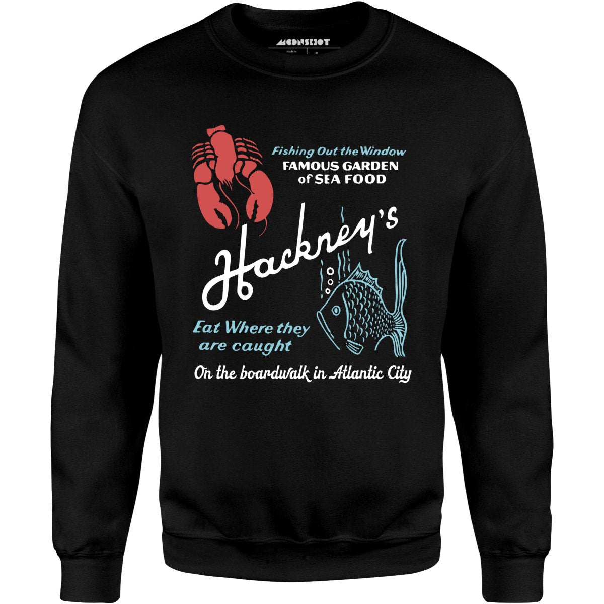 Hackney's - Atlantic City, NJ - Vintage Restaurant - Unisex Sweatshirt