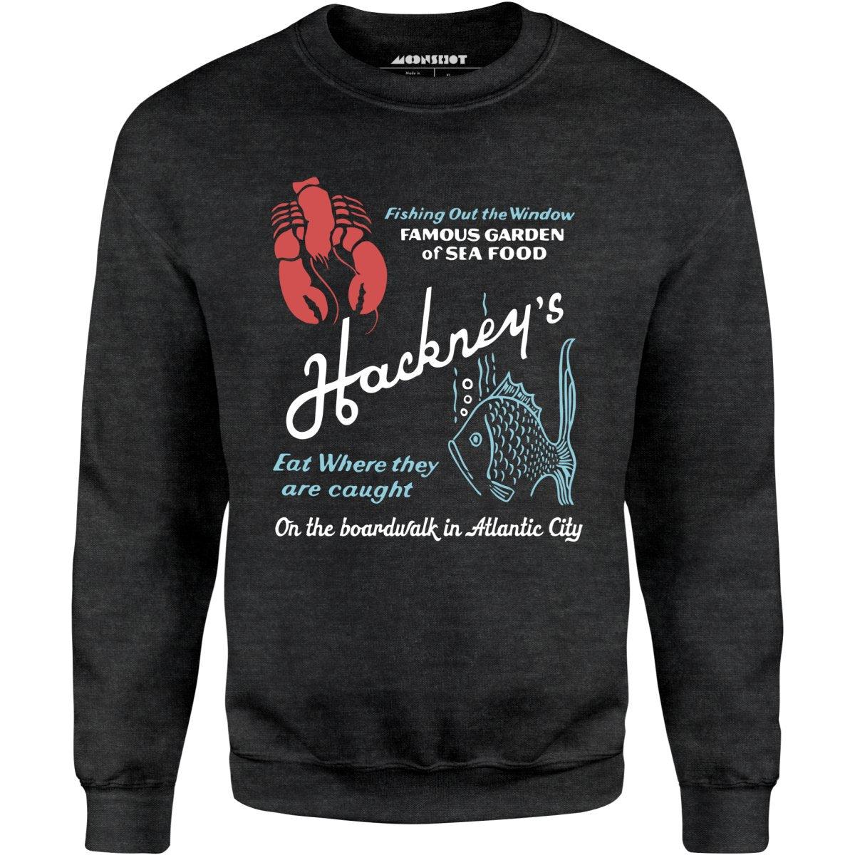 Hackney's - Atlantic City, NJ - Vintage Restaurant - Unisex Sweatshirt