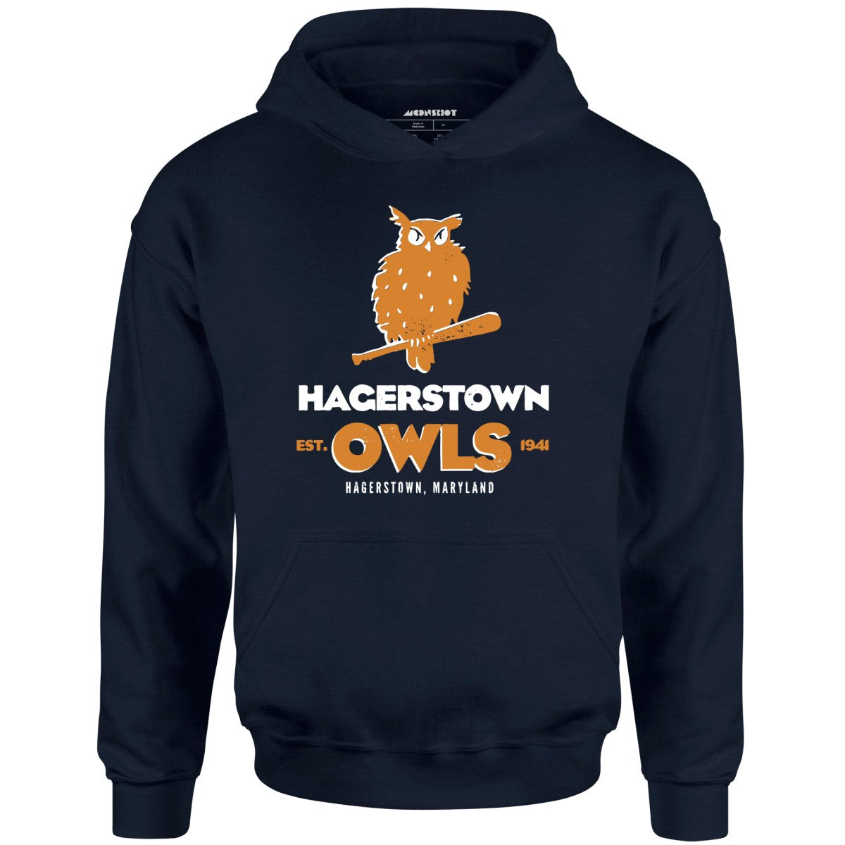 Hagerstown Owls - Maryland - Vintage Defunct Baseball Teams - Unisex Hoodie