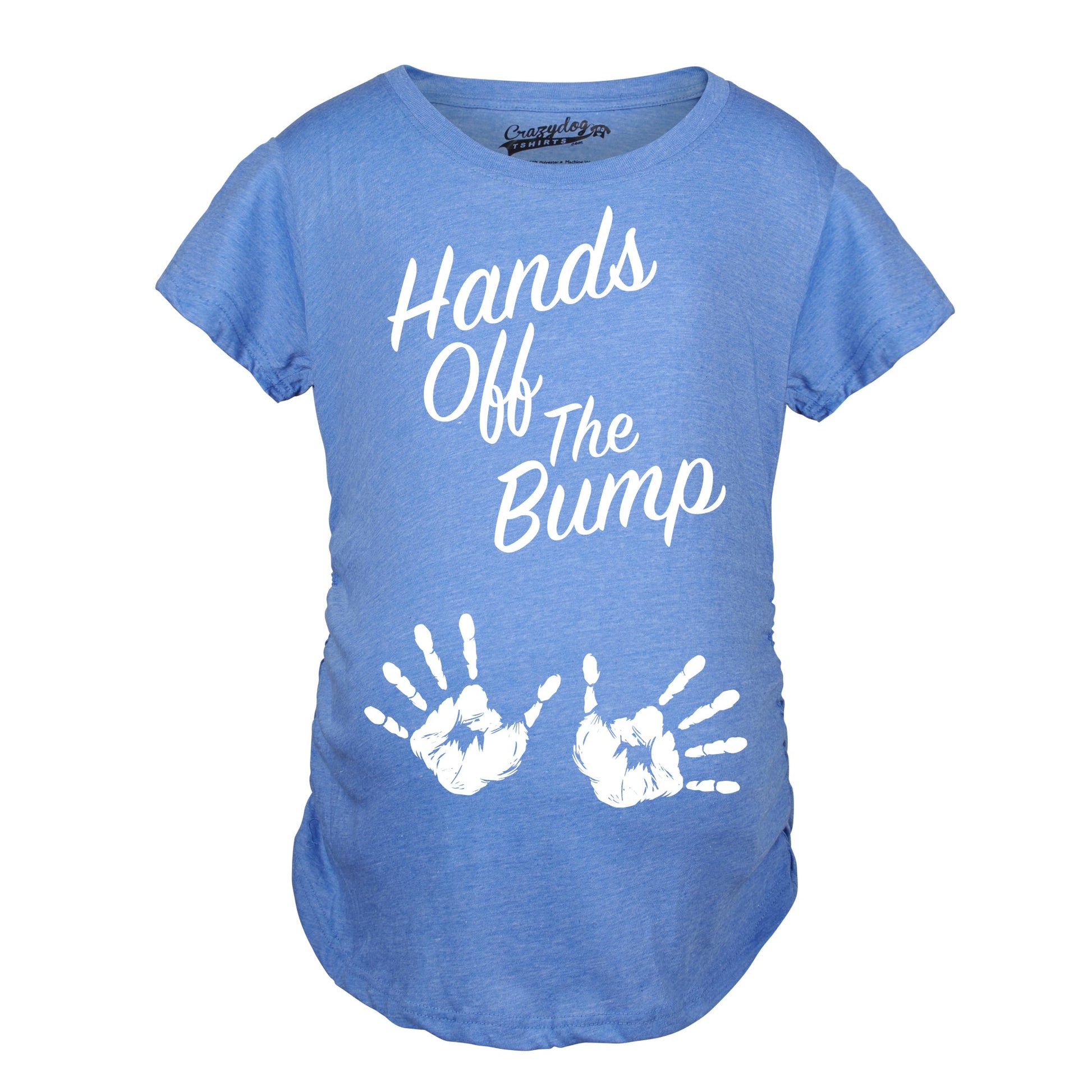 Hands Off The Bump Maternity T Shirt Hoodie, Sweatshirt | InkThreadWorks.com (Image 4)