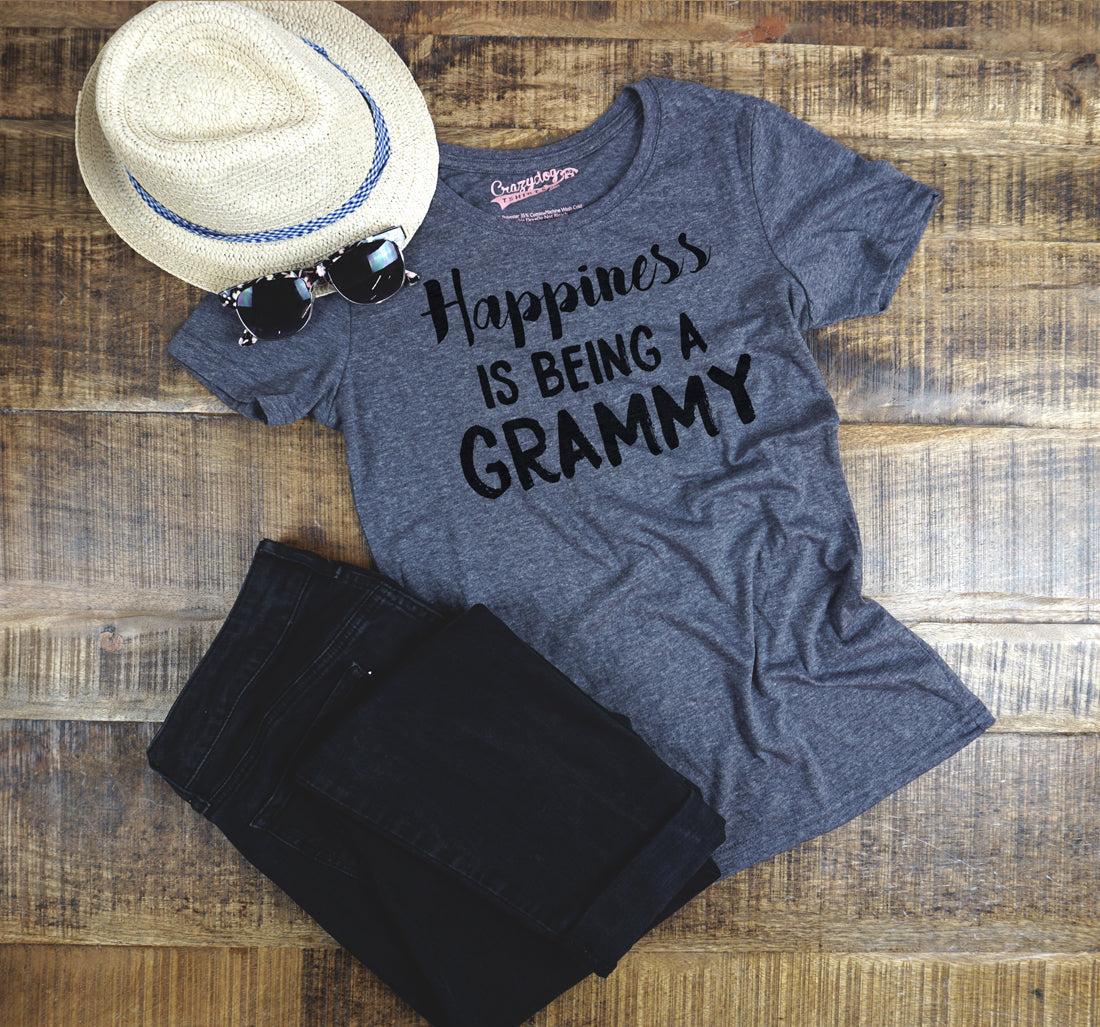 Happiness Is Being A Grammy Women's T Shirt Hoodie, Sweatshirt | InkThreadWorks.com (Image 3)