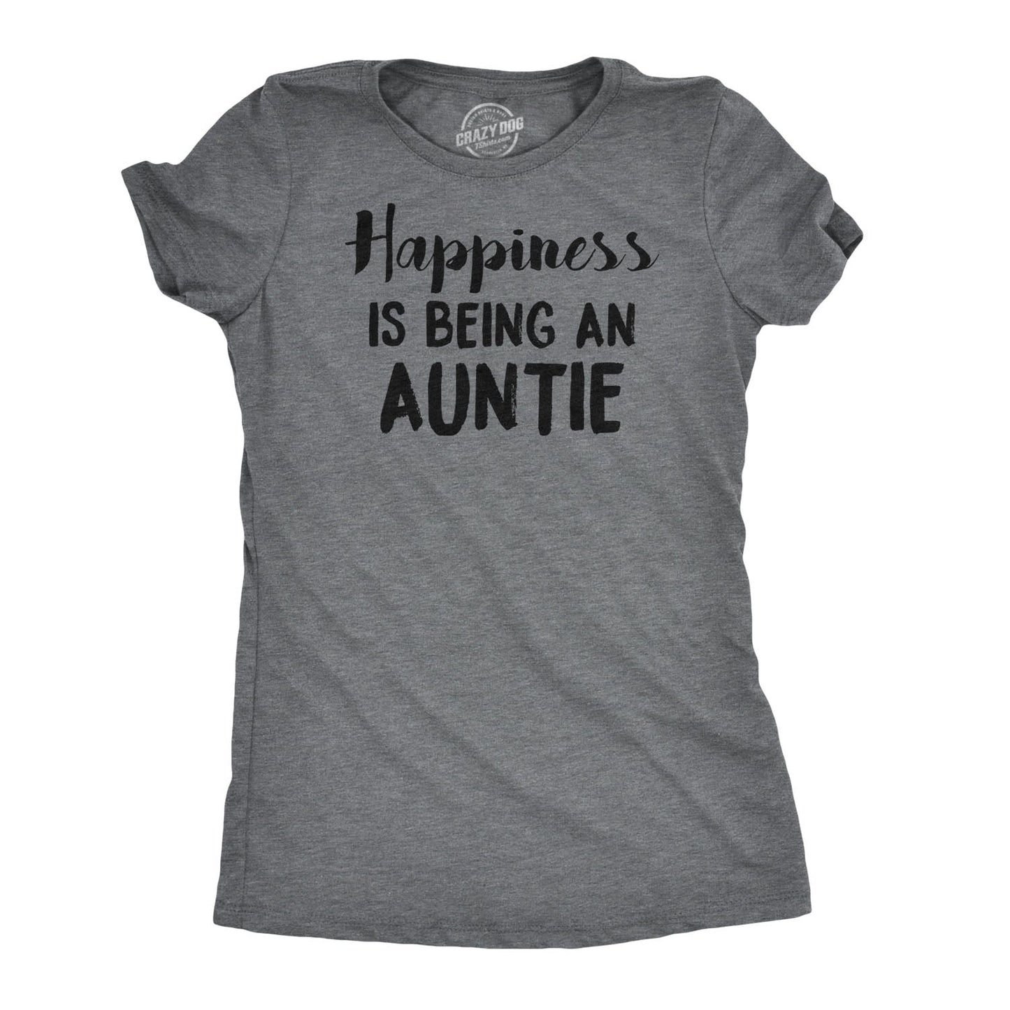 Happiness is Being an Auntie Women's T Shirt Hoodie, Sweatshirt | InkThreadWorks.com (Image 1)