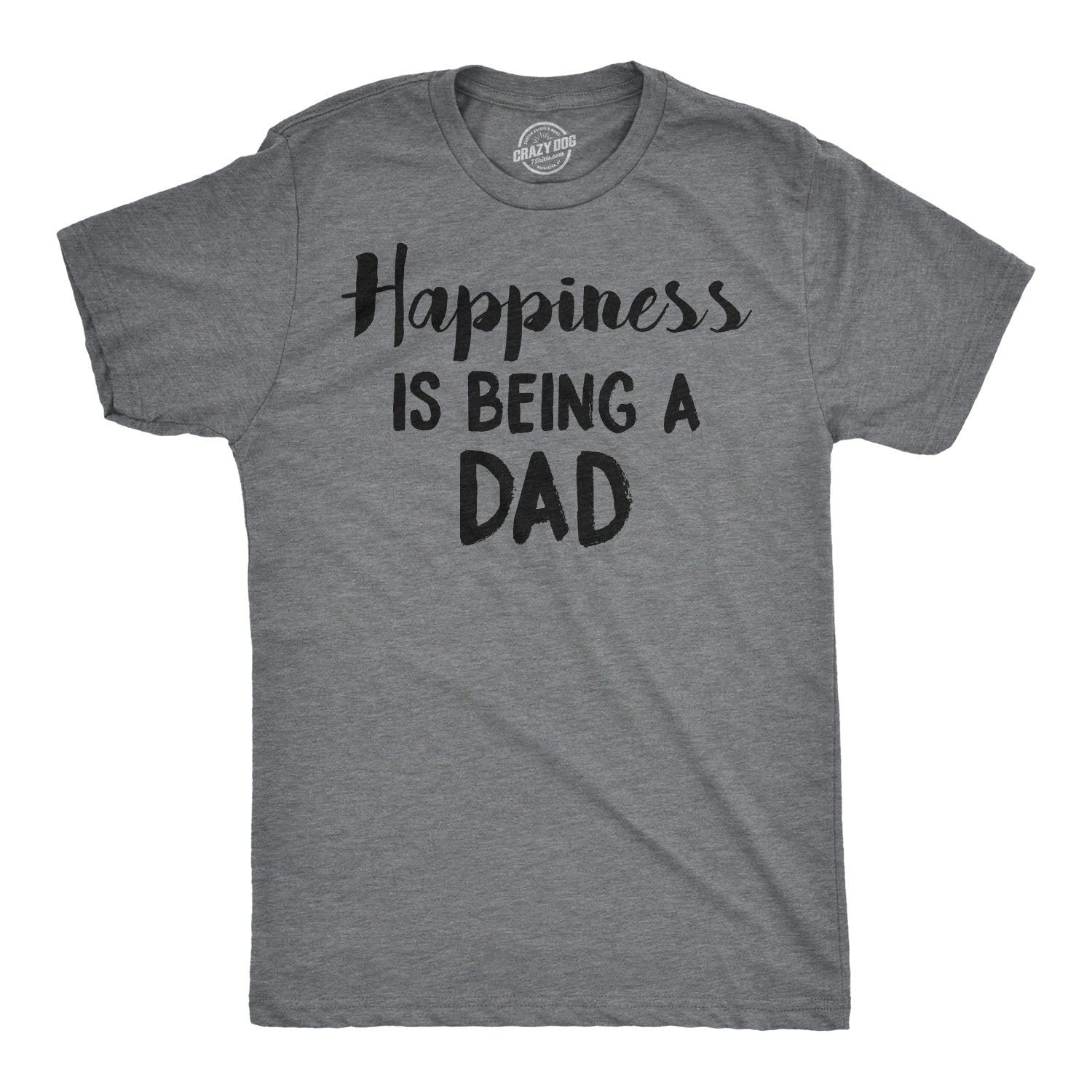 Happiness Is Being a Dad Men's T Shirt Hoodie, Sweatshirt | InkThreadWorks.com (Image 1)