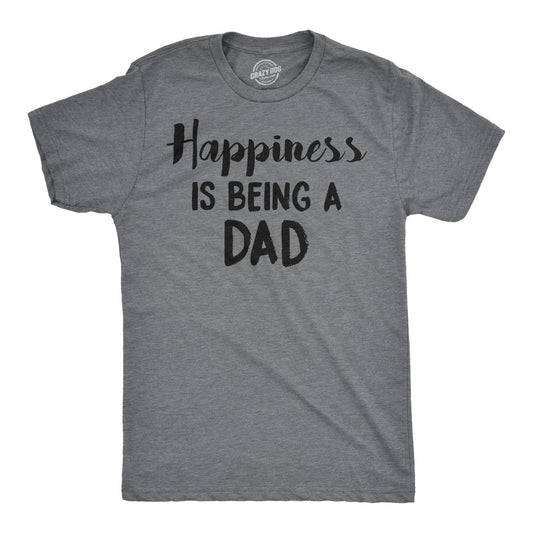 Happiness Is Being a Dad Men's T Shirt Hoodie, Sweatshirt | InkThreadWorks.com (Image 1)