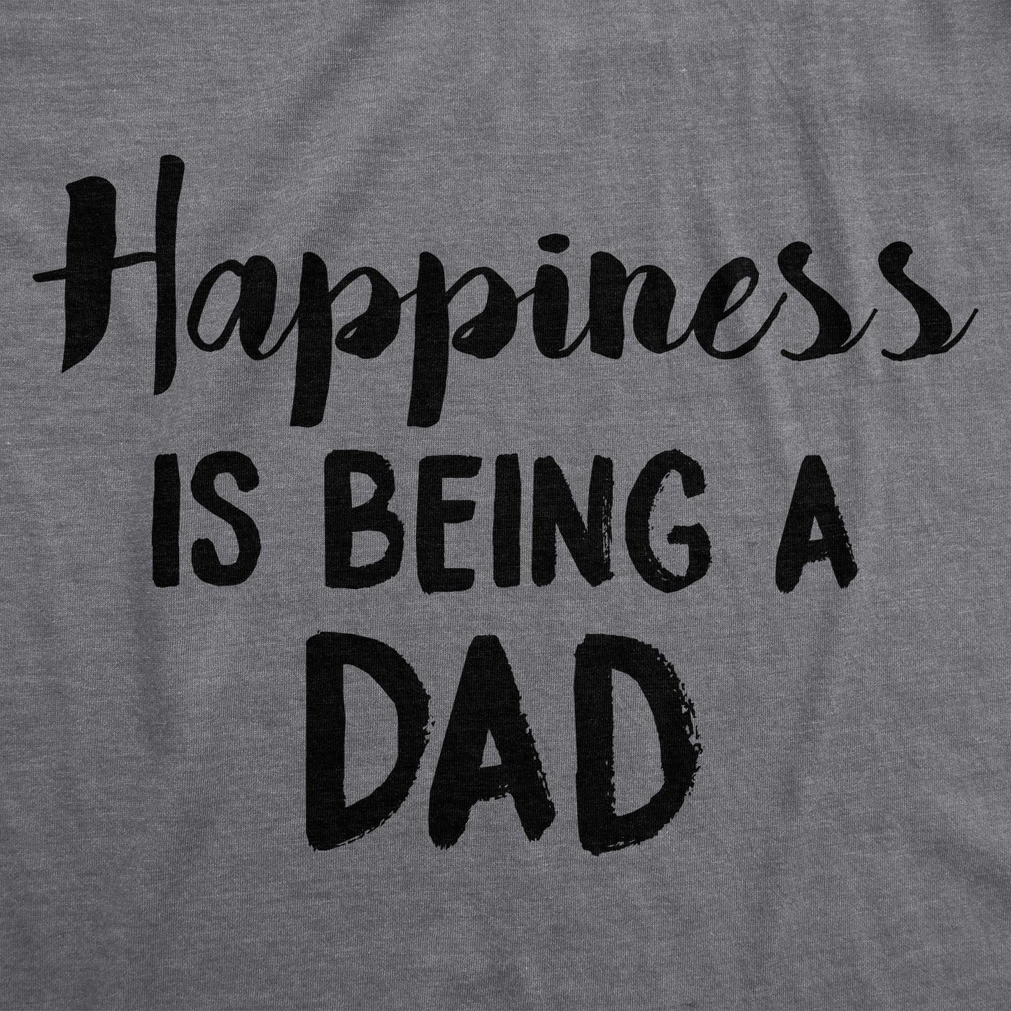 Happiness Is Being a Dad Men's T Shirt Hoodie, Sweatshirt | InkThreadWorks.com (Image 2)