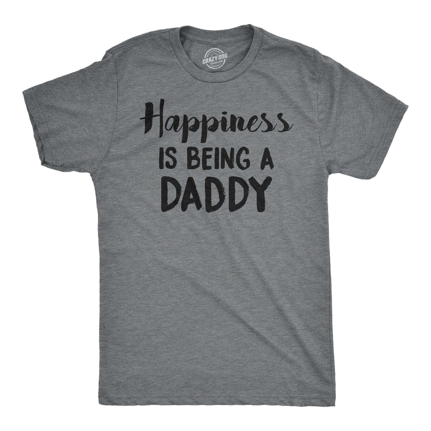 Happiness is Being a Daddy Men's T Shirt Hoodie, Sweatshirt | InkThreadWorks.com (Image 1)