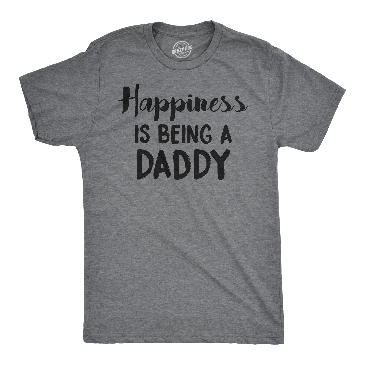 Happiness is Being a Daddy Men's T Shirt Hoodie, Sweatshirt | InkThreadWorks.com (Image 1)