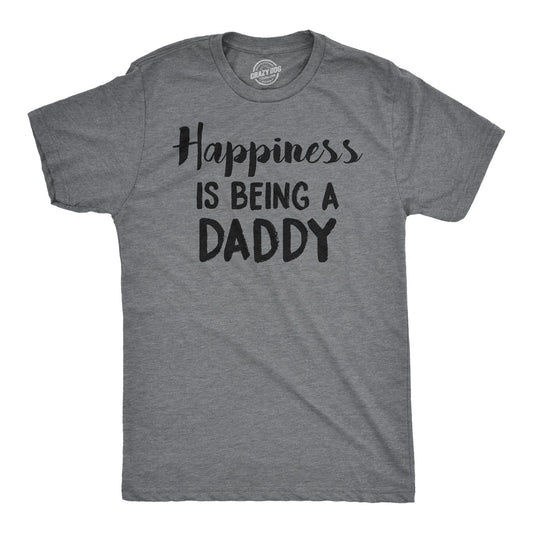 Happiness is Being a Daddy Men's T Shirt Hoodie, Sweatshirt | InkThreadWorks.com (Image 1)