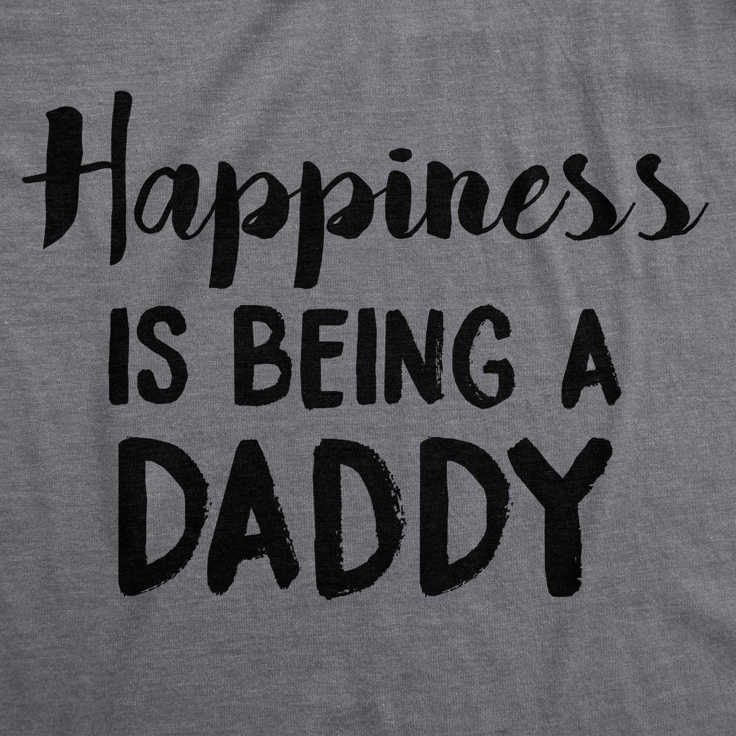 Happiness is Being a Daddy Men's T Shirt Hoodie, Sweatshirt | InkThreadWorks.com (Image 2)