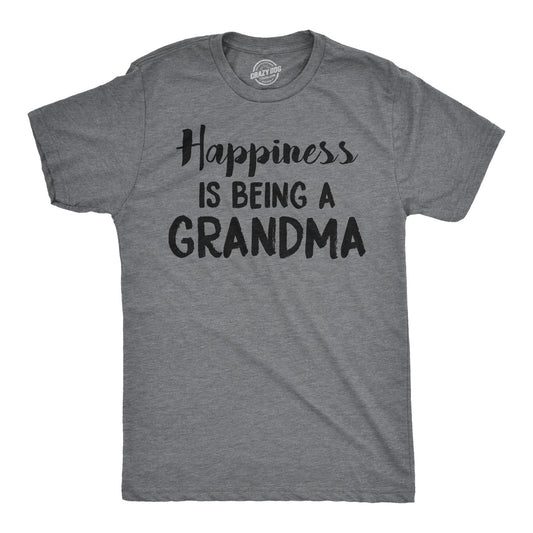 Happiness is Being a Grandma Men's T Shirt Hoodie, Sweatshirt | InkThreadWorks.com (Image 1)